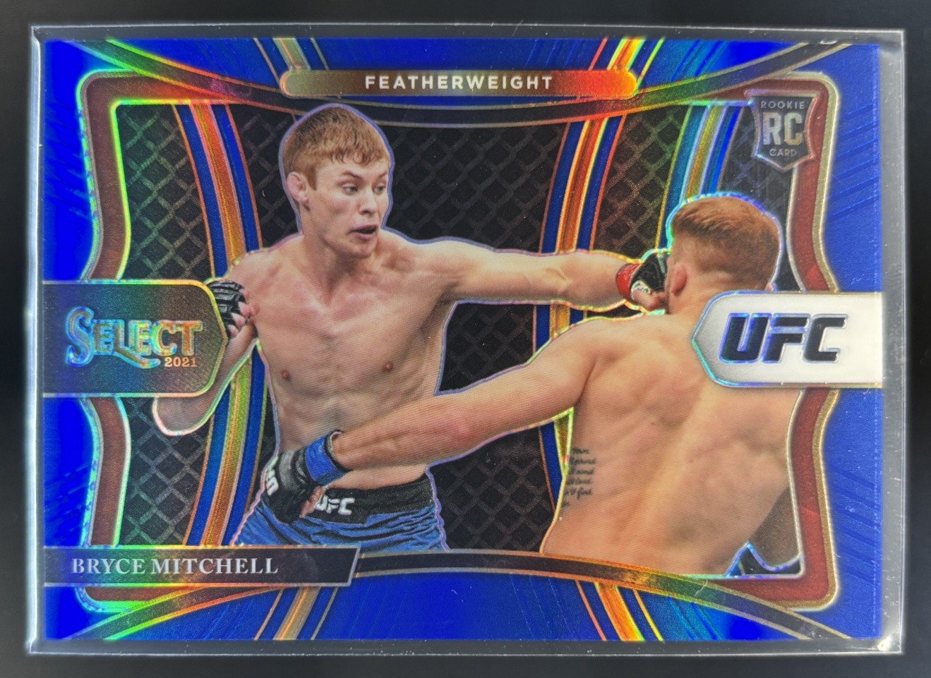 2021 Panini Select UFC Bryce Mitchell Blue Prizms /49 #108 Premier