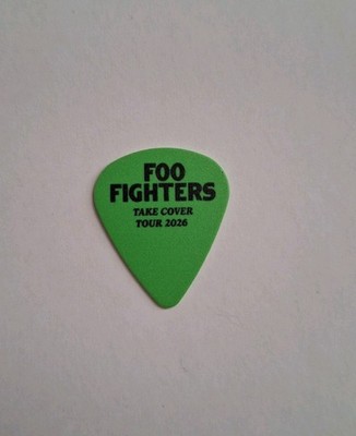 Foo Fighters 2026 Tour Plektrum Gitarre Bass Kutte Patch Guitar Pick Nirvana