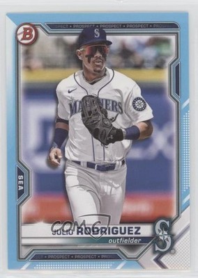 2021 Bowman Draft Sky Blue 248/499 Julio Rodriguez #BD-145 1u6