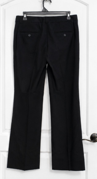 Express Design Studio Editor Black Slacks Women Size 6R Trouser Pants View 2