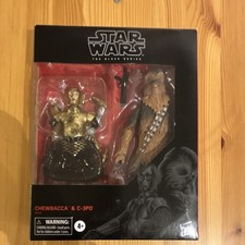 Hasbro Star Wars The Black Series Chewbacca & C-3PO Action Figures