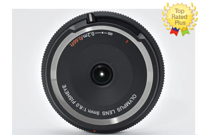 PLYMPUS オリンパス 9mm f8.0 FISHEYE：2849542 OLYMPUS Fisheye Body Cap Lens 9mm F8.0 FISHEYE [Product