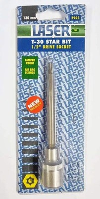 Laser Tools Security T30 Torx / Star Bit Socket 130mm Long - 2903