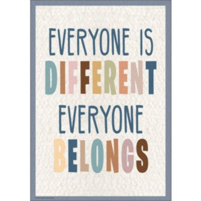 Everyone is Different, Everyone Belongs Positive Poster [TCR7142]