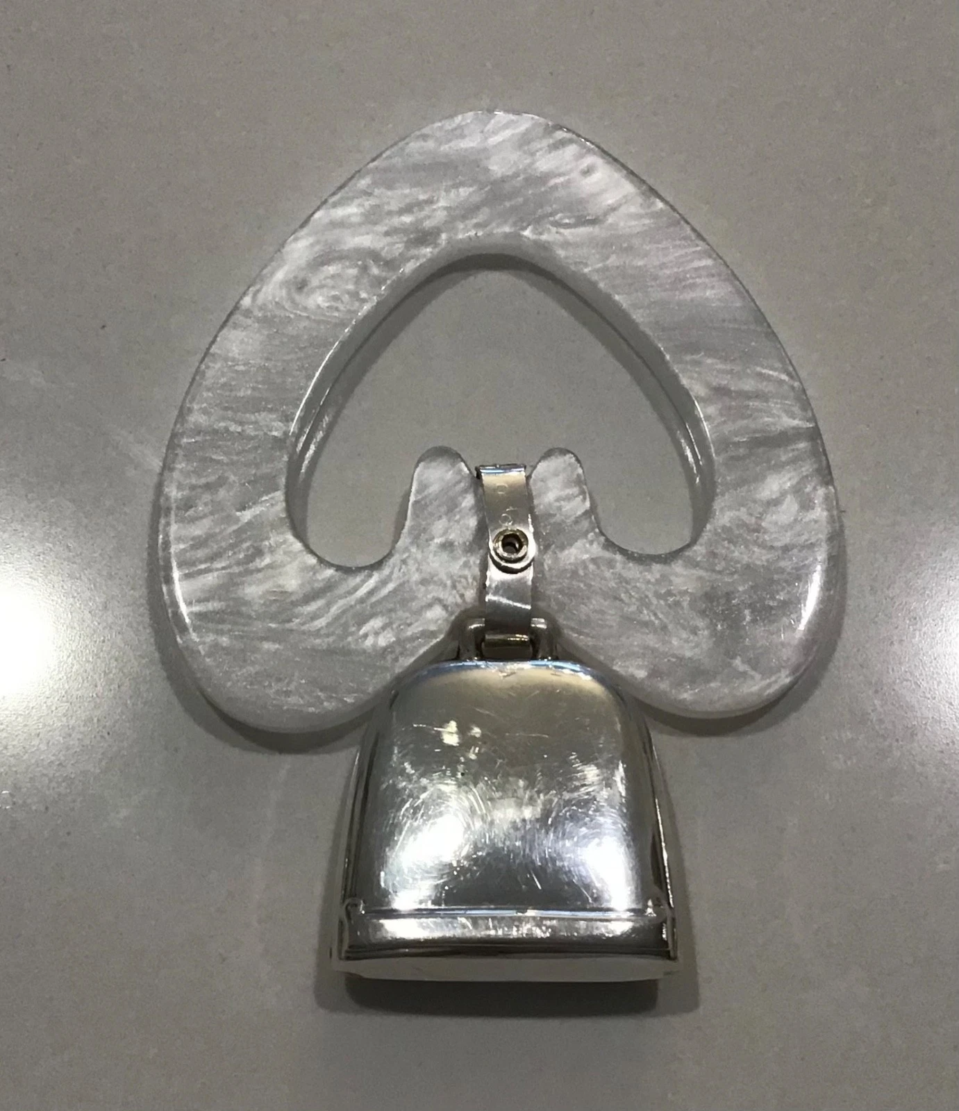EMPIRE STERLING SILVER BABY TEETHING TEETHER RING BELL CHIME RATTLE TOY
Opens in a new window or tab
