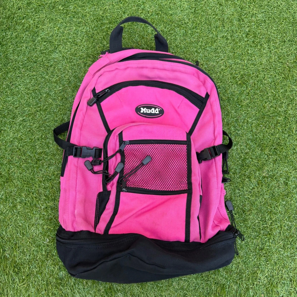 Vintage Y2K Mudd Pink Backpack School Bag Travel Hiking  display picture 1