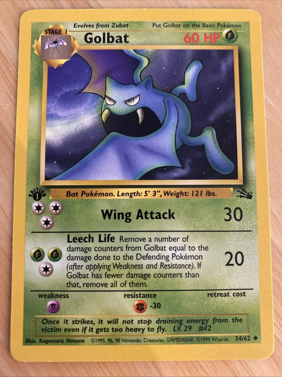 【PSA10】ゴルバット 英語 34/62 golbat Golbat 34/62 Fossil for sale | eBay