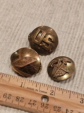 WWII US Army Armor & Quartermaster Enlisted Collar Disk Lot L@@K!!!