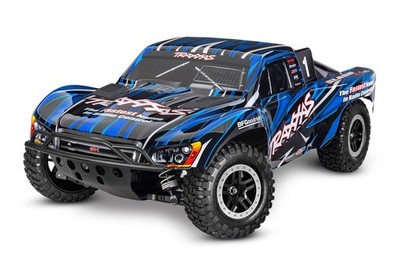 Traxxas Slash 4x4 VXL Clipless HD Blau Brushless ohne Lader & Akku 68386-4 SCT