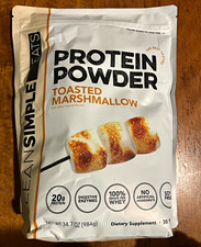 Clean Simple Eats Whey Protein Isolate Soy Free 30 Servings Toasted Marshmallow