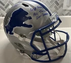 Chris Spielman Signed Detroit Lions Throwback Full Size Replica Helmet Beckett