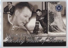 2002 Topps Maple Leafs Platinum Collection Hockey Hall of Fame Johnny Bower HOF