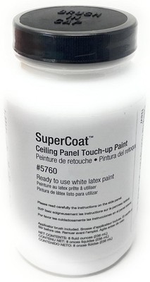 Ceiling Acoustic Panel Touch-Up Paint White Latex Paint 8 ounces