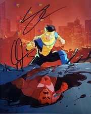 Steveb Yeun & JK Simmons Invincible Autographed Signed 8x10 Photo Reprint