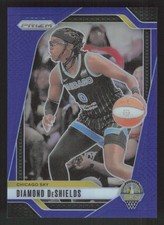 2024 Panini Prizm WNBA #8 Diamond DeShields Blue Prizms #/199