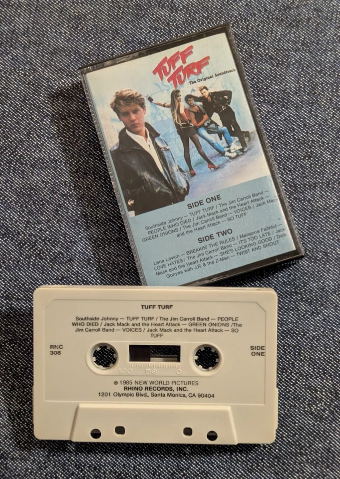 Tuff Turf Soundtrack (1985 Cassette) Rare Jim Carroll Band Marianne Faithfull Foto 2 de 4