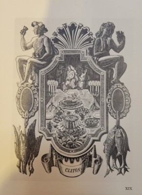 Art Deco Litho By FRANÇOIS SALVAT Or RENÉ POIRIER Circ 1943 Cliton King's Feast