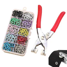 Metal Snap Button Kit For Fabric With Fastener Pliers,Highly Calibrated Tool Kit