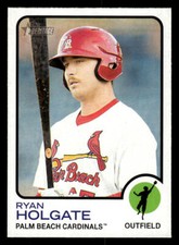 2022 Topps Heritage Minor League #163 Ryan Holgate Card Palm Beach Cardinals