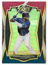 Randy Arozarena 2021 Panini Select Tri Color Premier Level #145 ⚾ Tampa Rays SP
