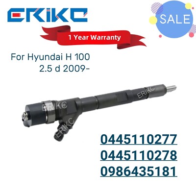 0445110277 Diesel Engine Injector 0445110278 0986435181 for Hyundai