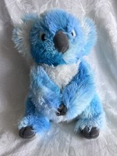 FAO Schwarz Toy Plush Tie Dye Koala 10inch Blue Stuffed Animal Toy