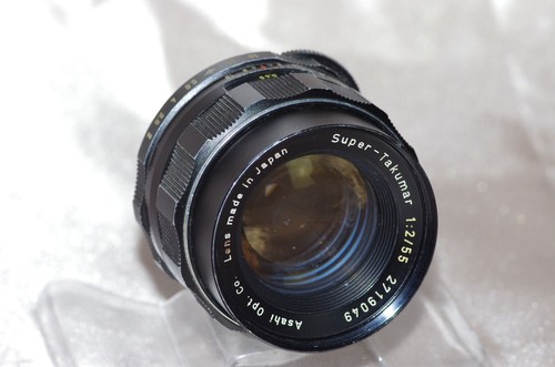 Objectif M42 55mm f2 SUPER TAKUMAR avec bouchons, pare-soleil, housse, PIQUE TOP - Photo 24/24