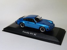 Porsche 911 SC Coupe 1979 Blue Metallic MINICHAMPS 1:43 LHD