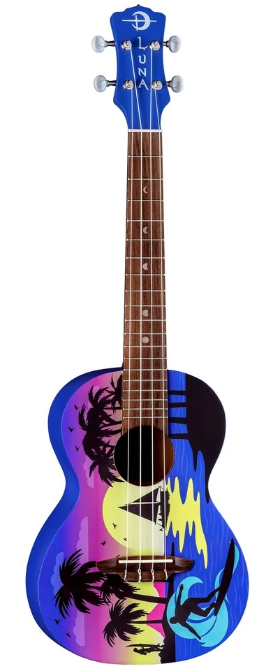 Luna Guitars Kauwela Ukelele Tenor de Verano con Gigbag, UKE KAUWELA T Foto 2 de 2