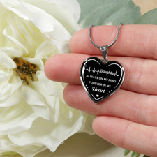 Birthday Gift For Daughter - Novelty Unique Luxury Heart Necklace from Mom Dad