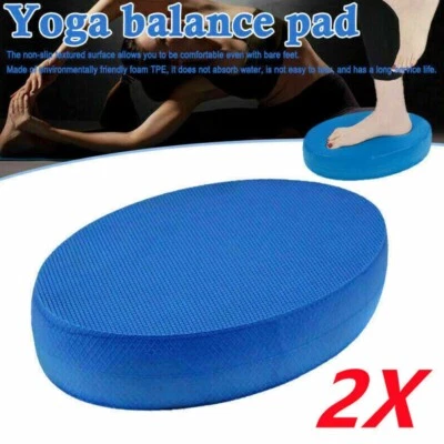 2X Balance Pad Knöchel Erholung Training Kissen Yoga Matte Twist Disc Board Set - Bild 1 von 4