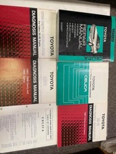1989 Toyota Celica Service Repair Shop Workshop Manual Set W EWD + Diagnosis Bk