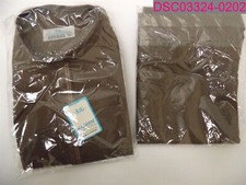 Nadeem Kurta Palace Men's Long Sleeve Tunic and Pants Set Brown Large