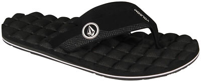 Volcom Recliner Sandal - Black / White - New