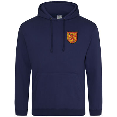 Bestickter Scottish Shield Hoodie Rugby Country Him Stickunterstützer Hoo...