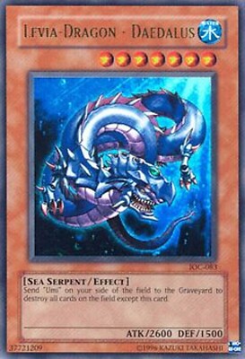 Levia-Dragon - Daedalus   Invasion of Chaos  Ultra** IOC  Near Mint Unlimited