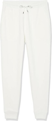 Goodthreads Men's Washed Fleece Jogger Pant - Pale Grey - Large - New