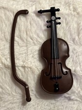 1:12 Dollhouse Miniature Violin Musical Instruments Plastic Toy