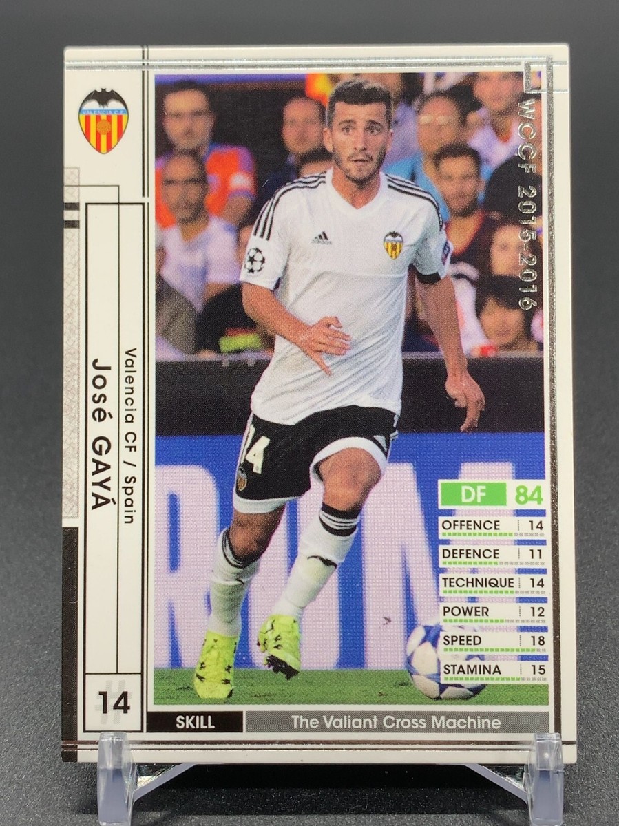 Jose Gaya Valencia CF Card WCCF 2015 - 2016 Japanese | eBay