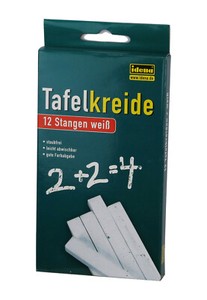 Idena Tafelkreide 12 Stangen Weisse Kreide Fur Schule Lehrer Tafel Weiss Ebay