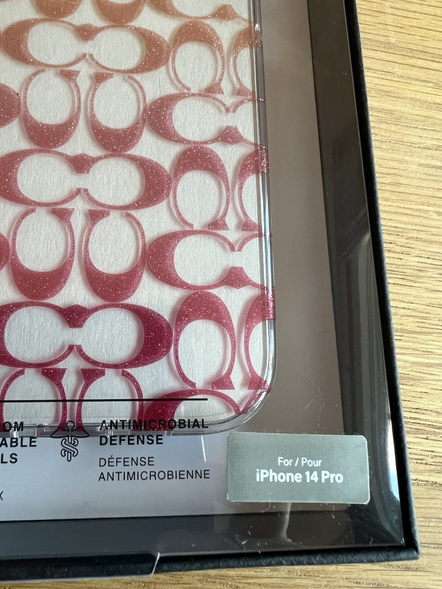 Beautiful Genuine Coach Iphone 14 Pro Phone Case/ Cover Bnib Rrp