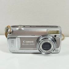 Canon PowerShot A470 7.1 MP Digital Camera Silver Compact Point & Shoot