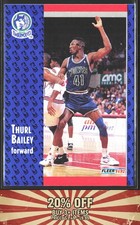 1991-92 Fleer #316 Thurl Bailey Minnesota Timberwolves