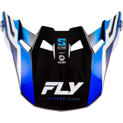 Formula S Carbon Byte Visor - Blue Carbon/Blue/White - XL/2XL 73-4452VX