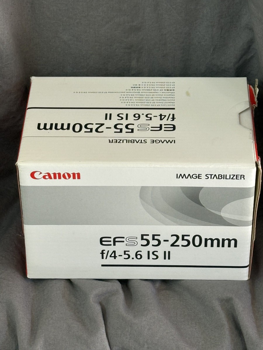 Canon EF-S 55-250mm f/4.0-5.6 IS Lens for sale online | eBay