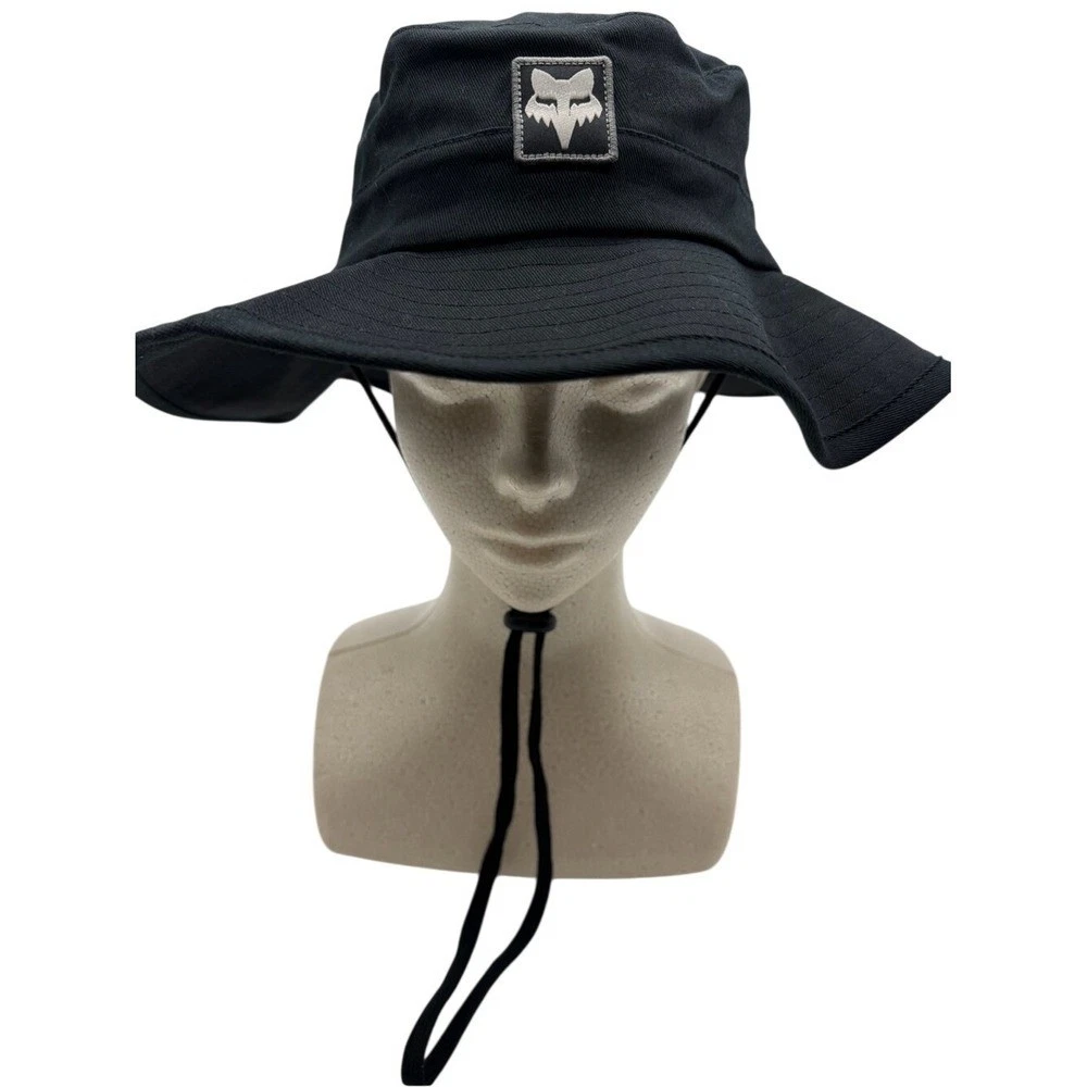 Fox Racing Traverse Black Bucket Sun Hat Cap