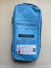 BRUCE BOLT - CREATOR SERIES - PREMIUM PRO LONG CUFF BATTING GLOVES Adult Medium