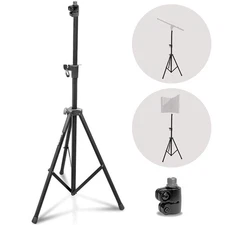 AxcessAbles Microphone Isolation Shield Stand Only. Single-Cast Stand 4ft4"- ...