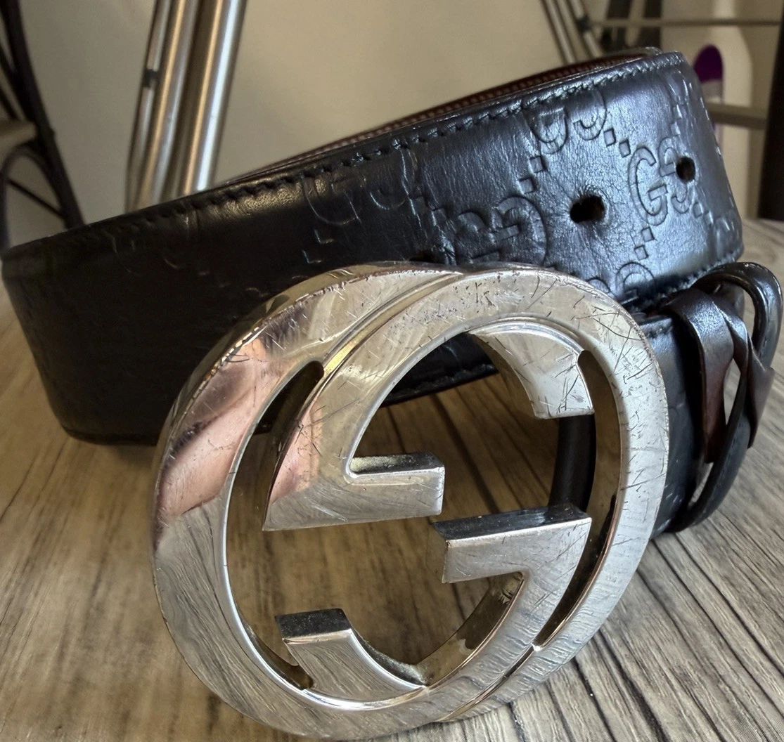 GUCCI ベルト グッチ GUCCI ベルト ダブルG ブラック ブラウン メンズ GUCCI 643847