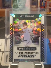 2025 Leaf Optichrome Levi Sterling 1/1 Pre-Production Proof Crystal